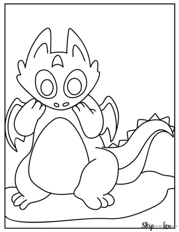 Dragon coloring pages skip to my lou