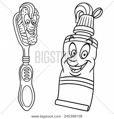 Toothbrush toothpaste vector photo free trial bigstock