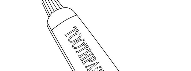 Toothpaste tube template â large storytime crafts toothpaste templates