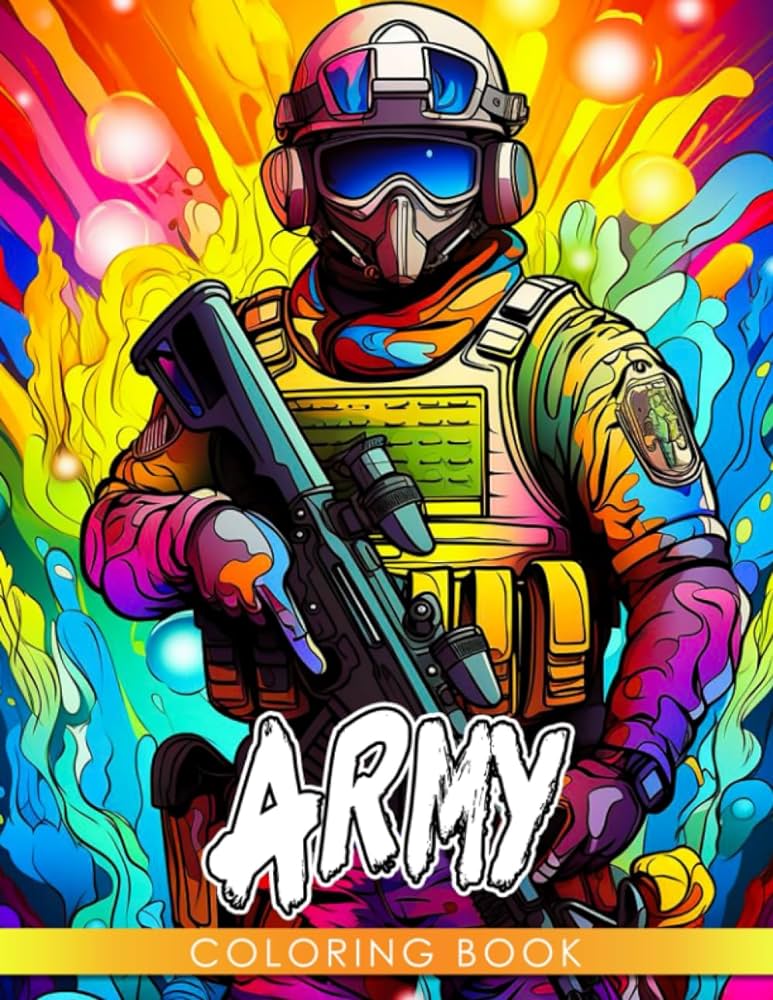 Army coloring book top