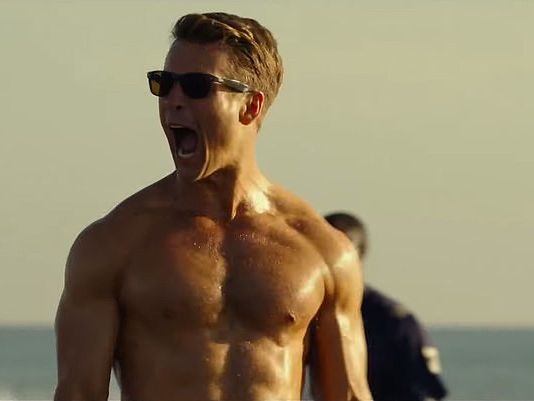 Watch top gun maverick cast pump up before beach football scene