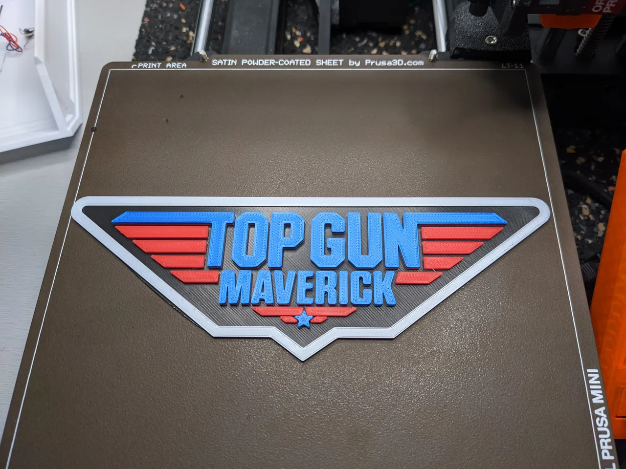 Top gun maverick logo by fabien download free stl model