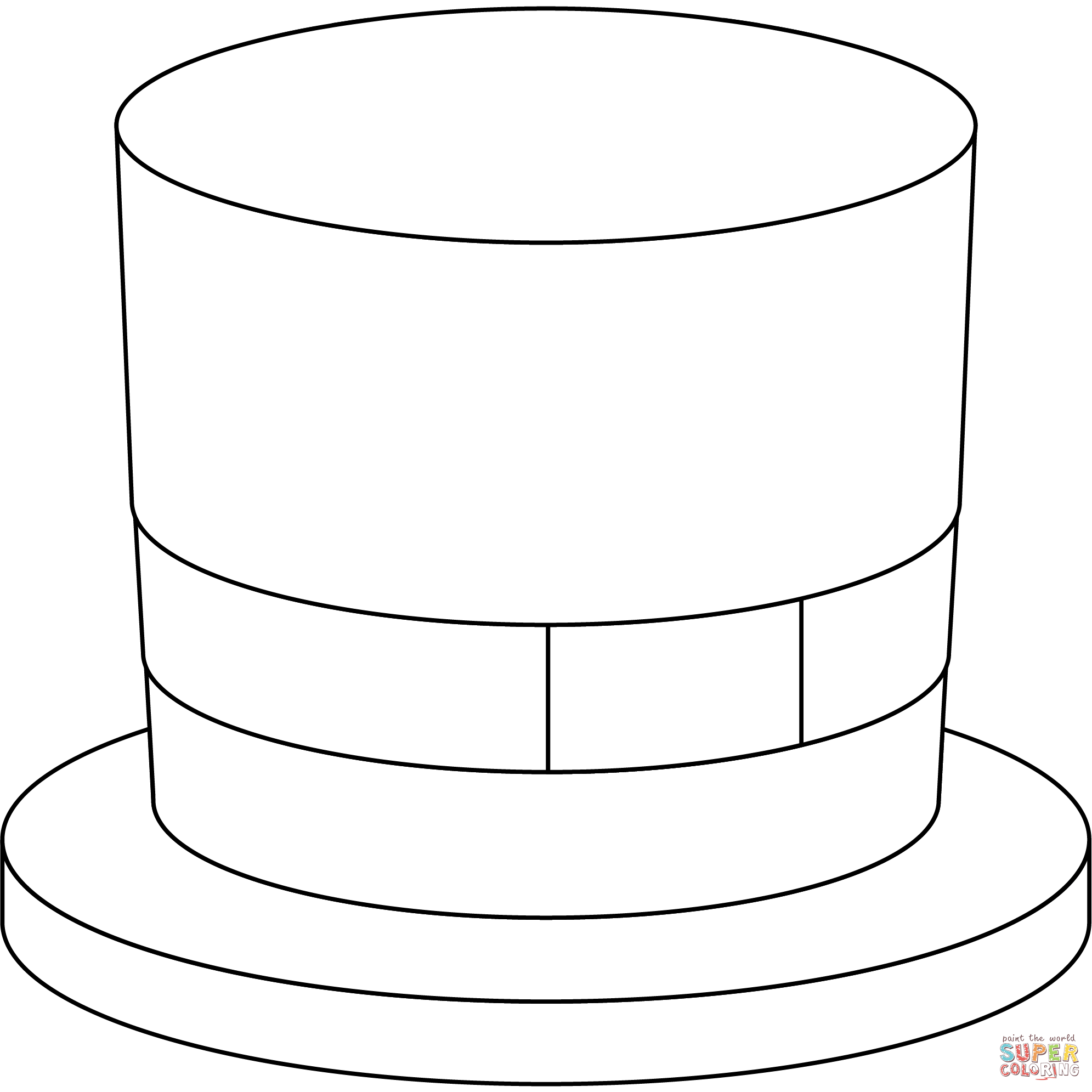 Top hat emoji coloring page free printable coloring pages