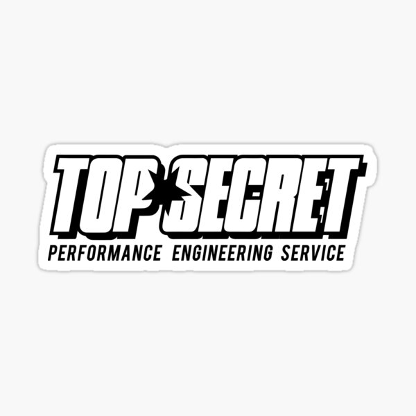 Top secret stickers for sale