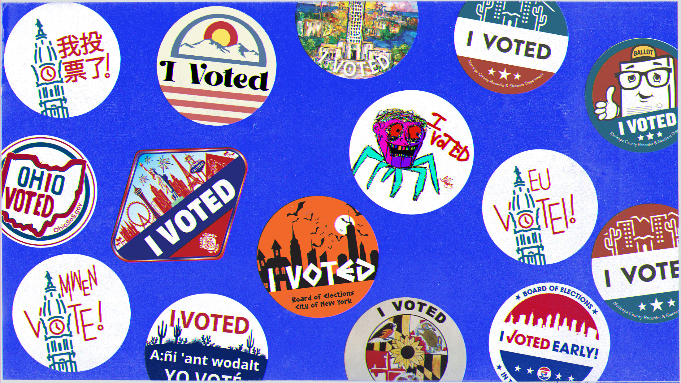 That viral i voted sticker is the kind of election craziness we need