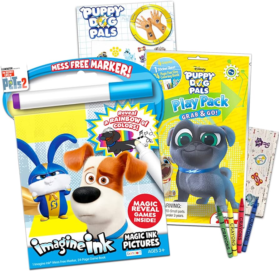 Secret life of pets coloring book set