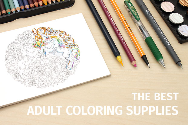 The best adult coloring supplies