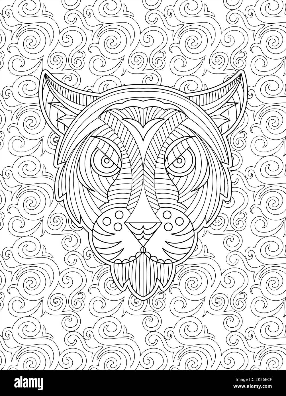 Coloring book face immagini e fotografie stock ad alta risoluzione