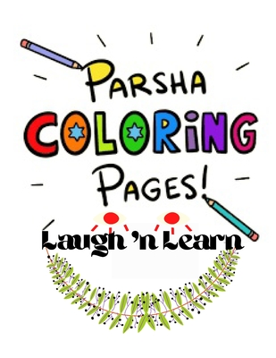 Parsha coloring pages laugh n learn humorous coloring pages based on the weekly torah portions paperback books on the square