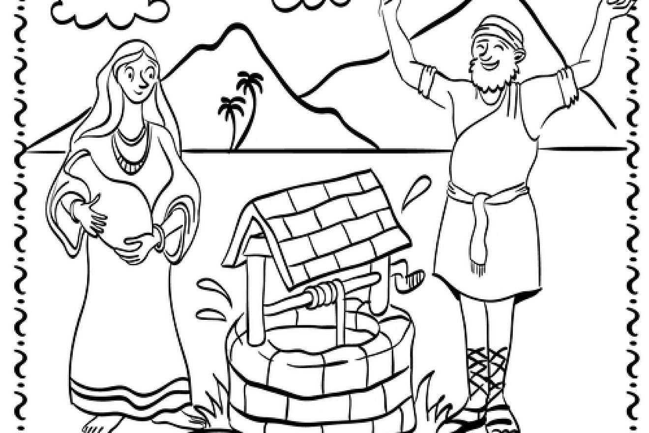 One parsha at a time coloring pages aim to make torah more inspiring for children