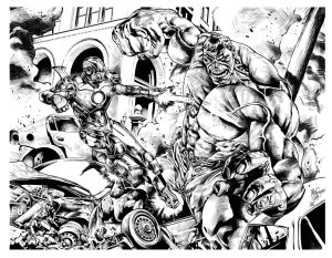 Marvel coloring pages for adults kids