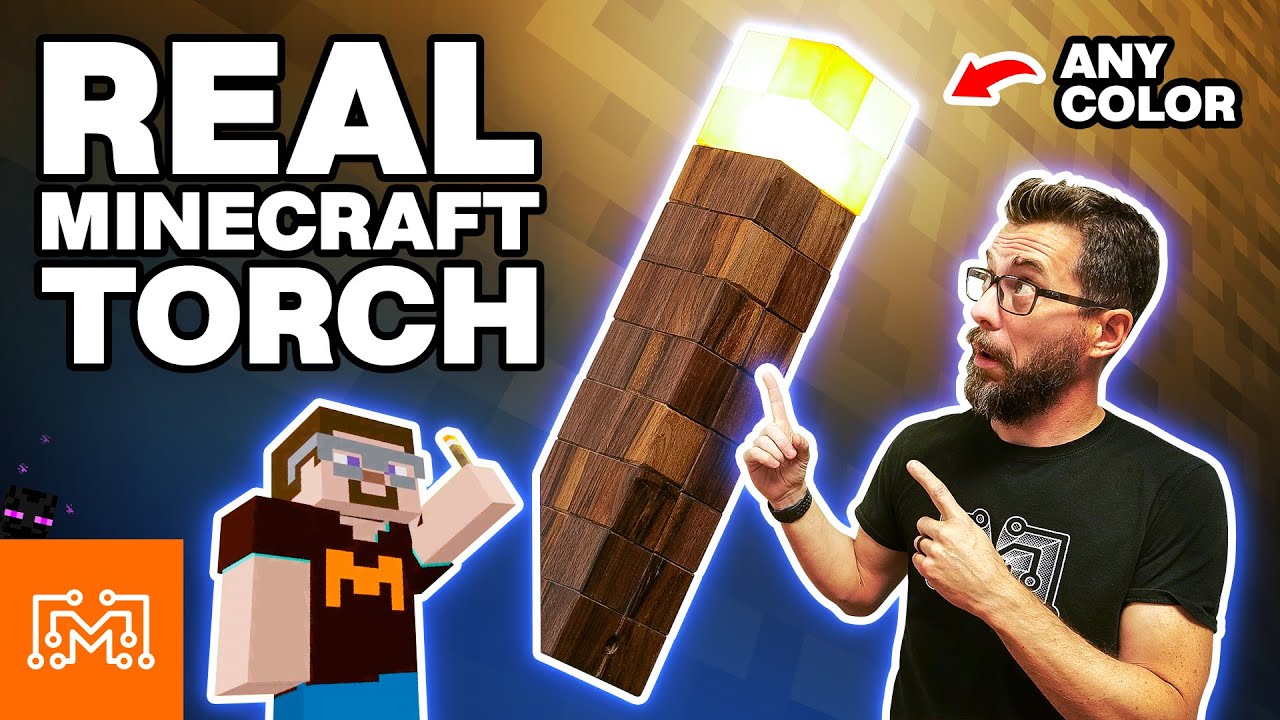 Real life minecraft torch