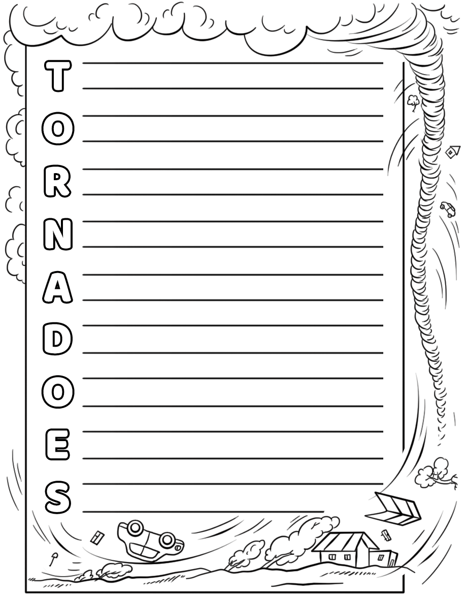 Tornadoes acrostic poem template free printable papercraft templates