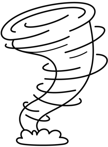 Tornado coloring page free printable coloring pages