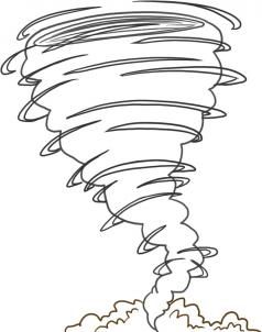 How to draw a tornado step coloring pages for kids tornado craft tornado