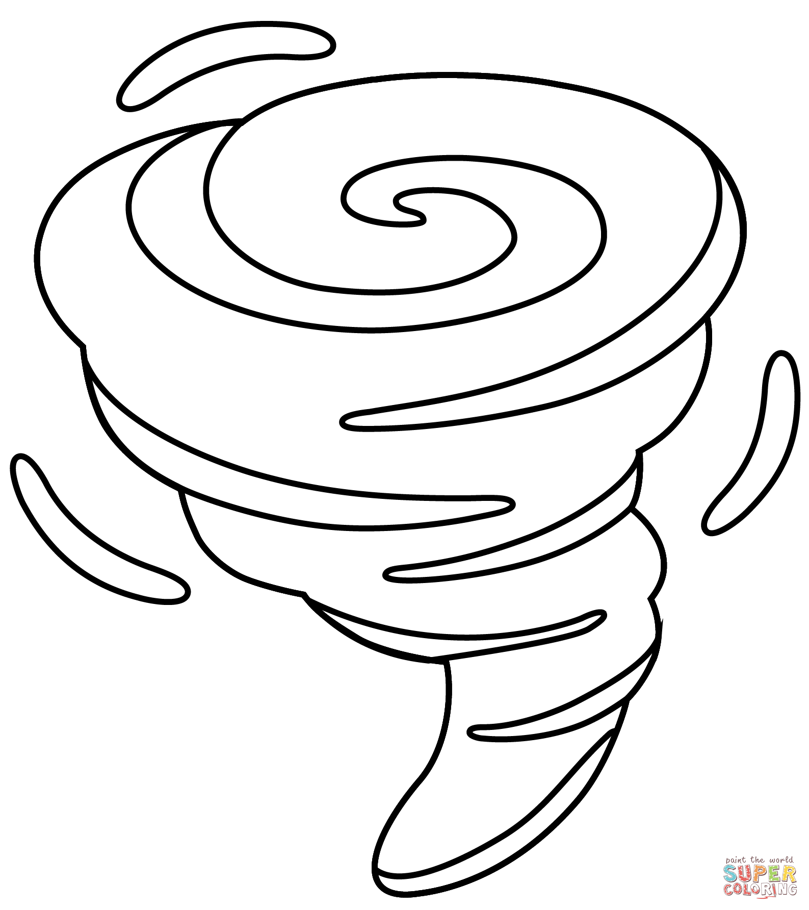 Tornado emoji coloring page free printable coloring pages