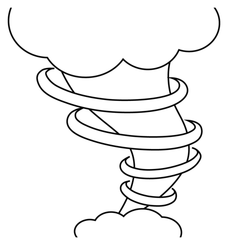 Tornado emoji coloring page free printable coloring pages