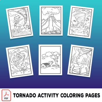 Tornado coloring book coloring pages i natural disasters coloring sheets