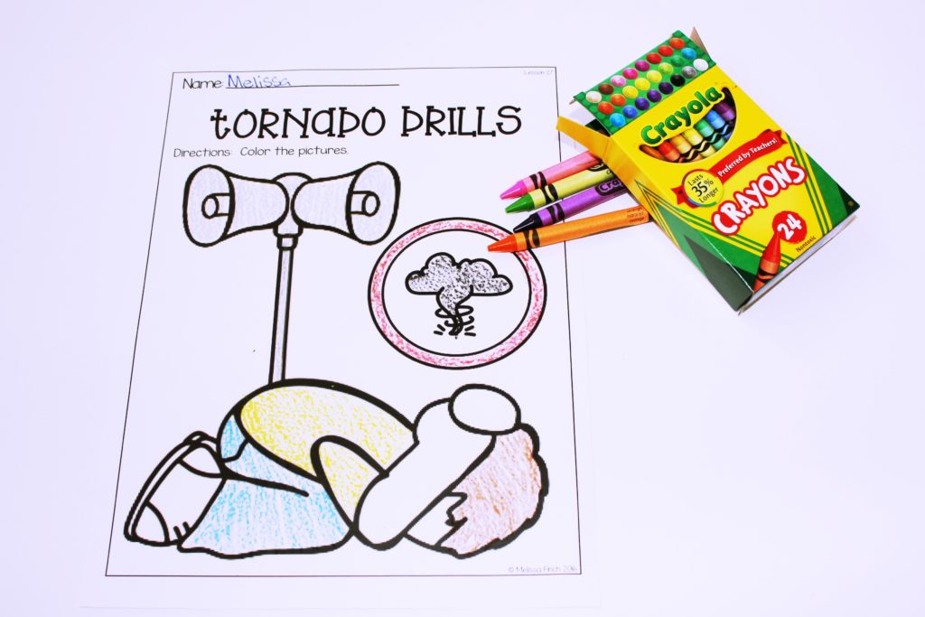 Tornado drill rules behavior basics