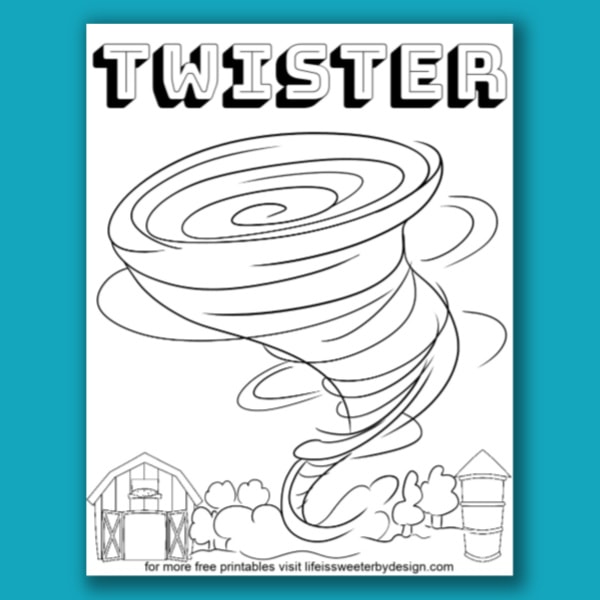 Weather coloring pages