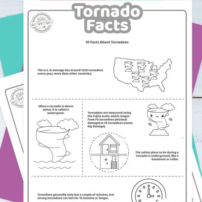 Tornado facts for kids to print learn kids activities blog