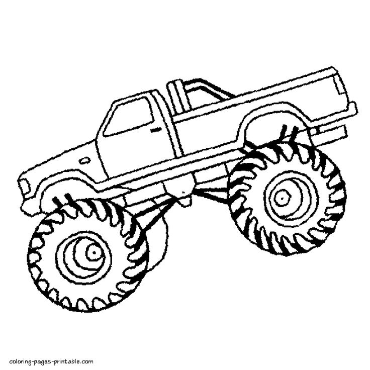 Monstor truck coloring pages easy to color monster truck coloring pages truck coloring pages cars coloring pages