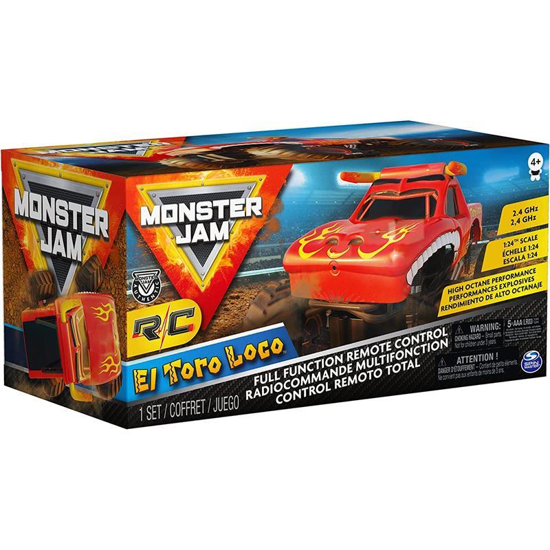 Spin master monster jam remote control monster truck el toro loco