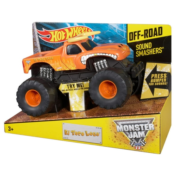 Hot wheels monster jam el toro loco vehicle