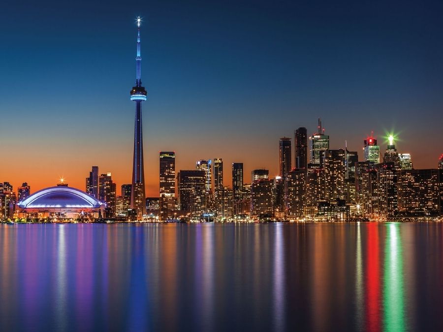 Toronto skyline wallpaper about murals