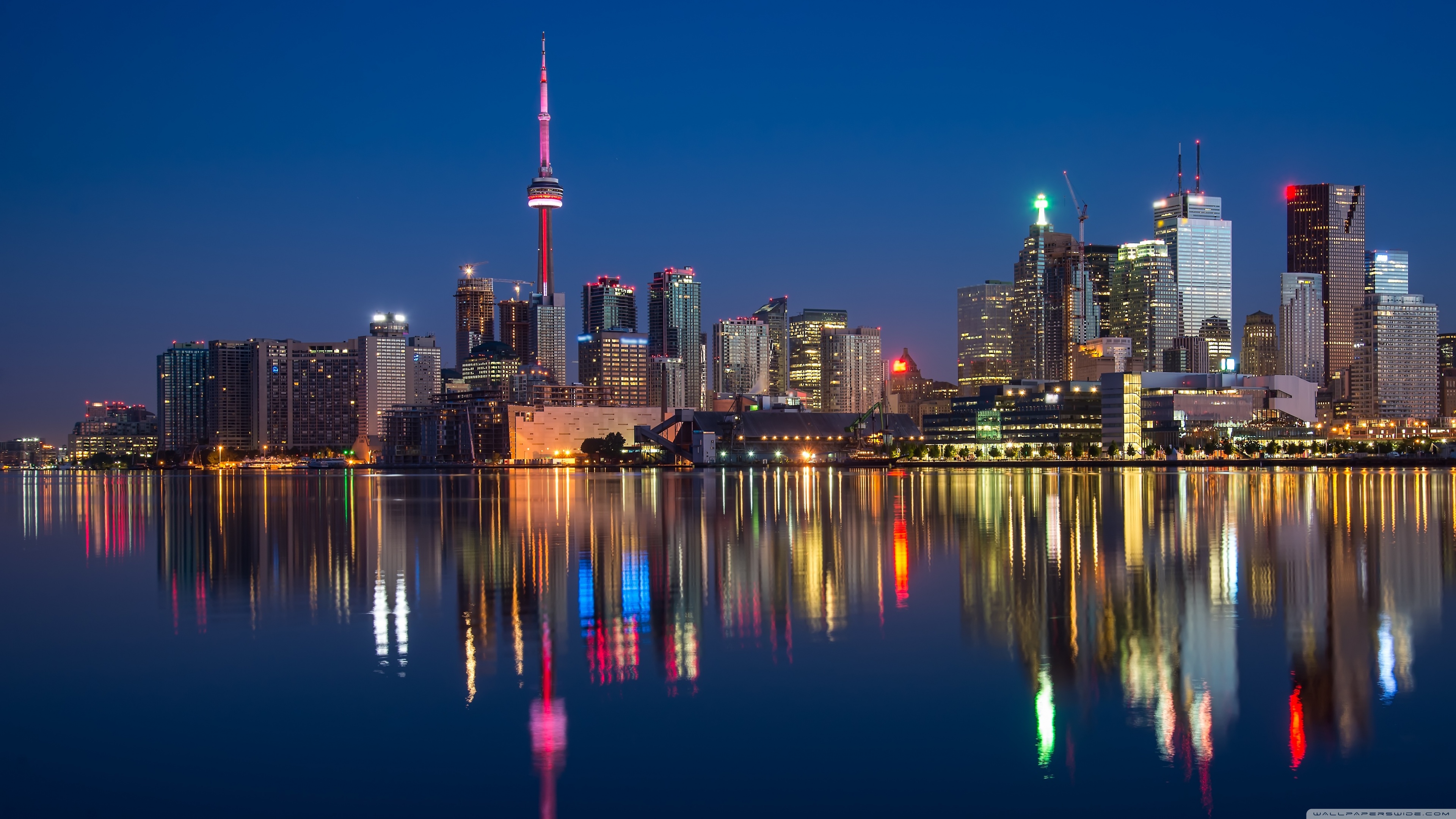 Toronto at night k wallpaper