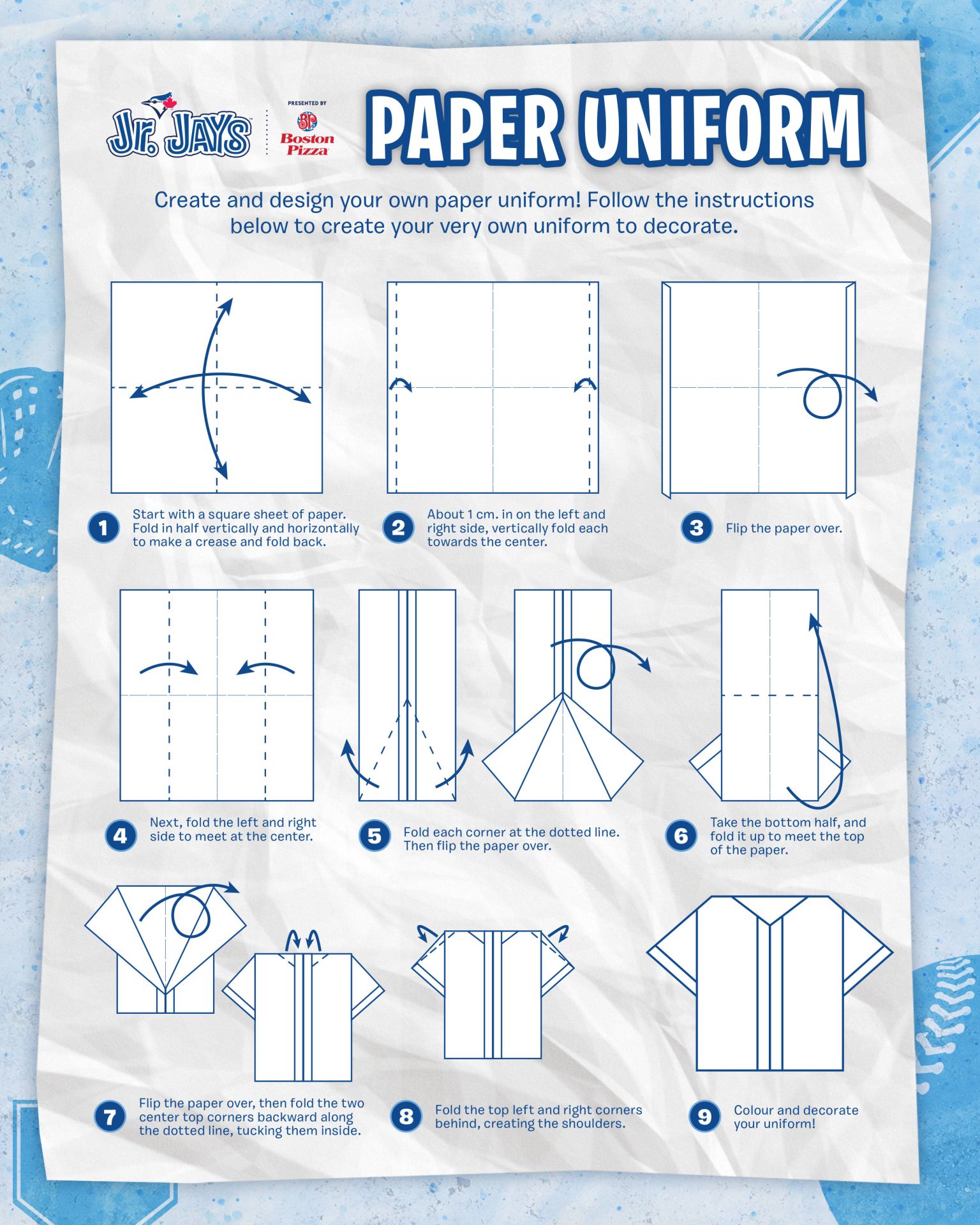 Printable activities toronto blue jays