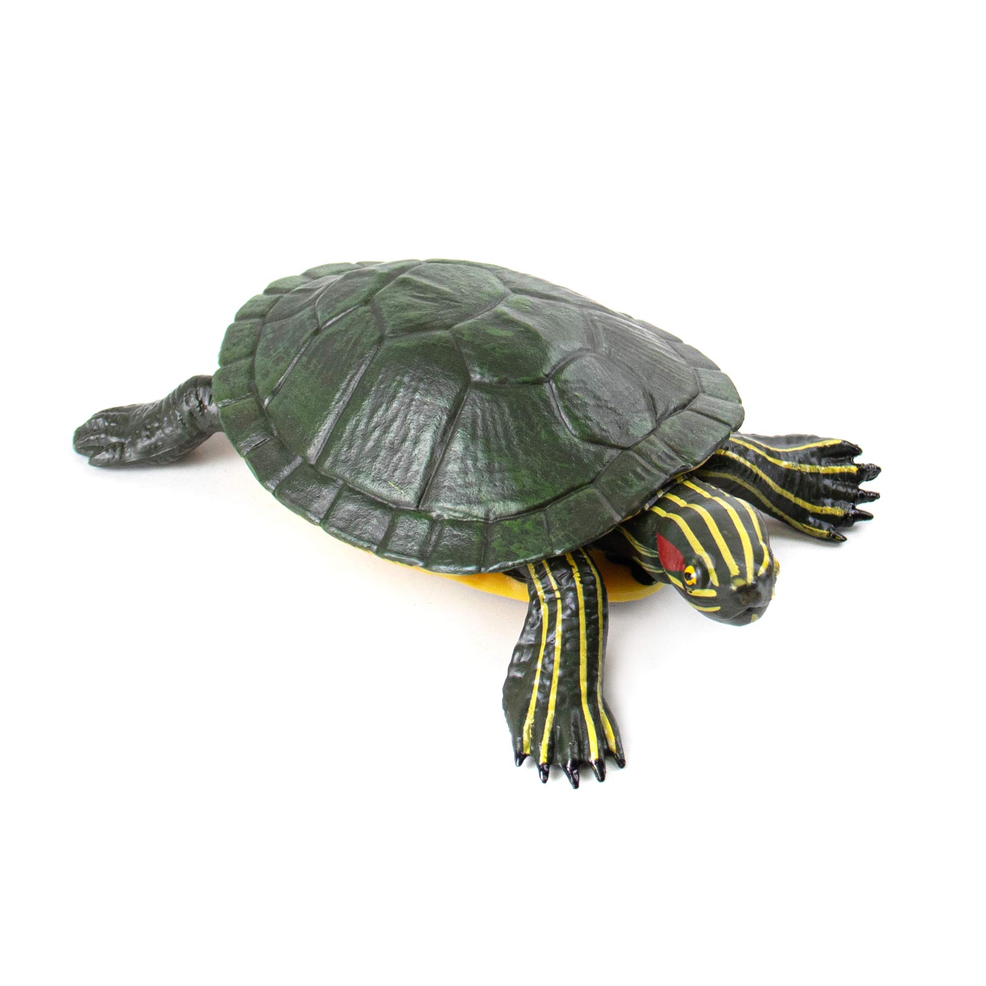 Auear figuras de plãstico realistas de animales realistas para niãos y niãas decoraciãn de fiesta educativa tortugas deslizantes de orejas rojas juego de juguetes y juegos