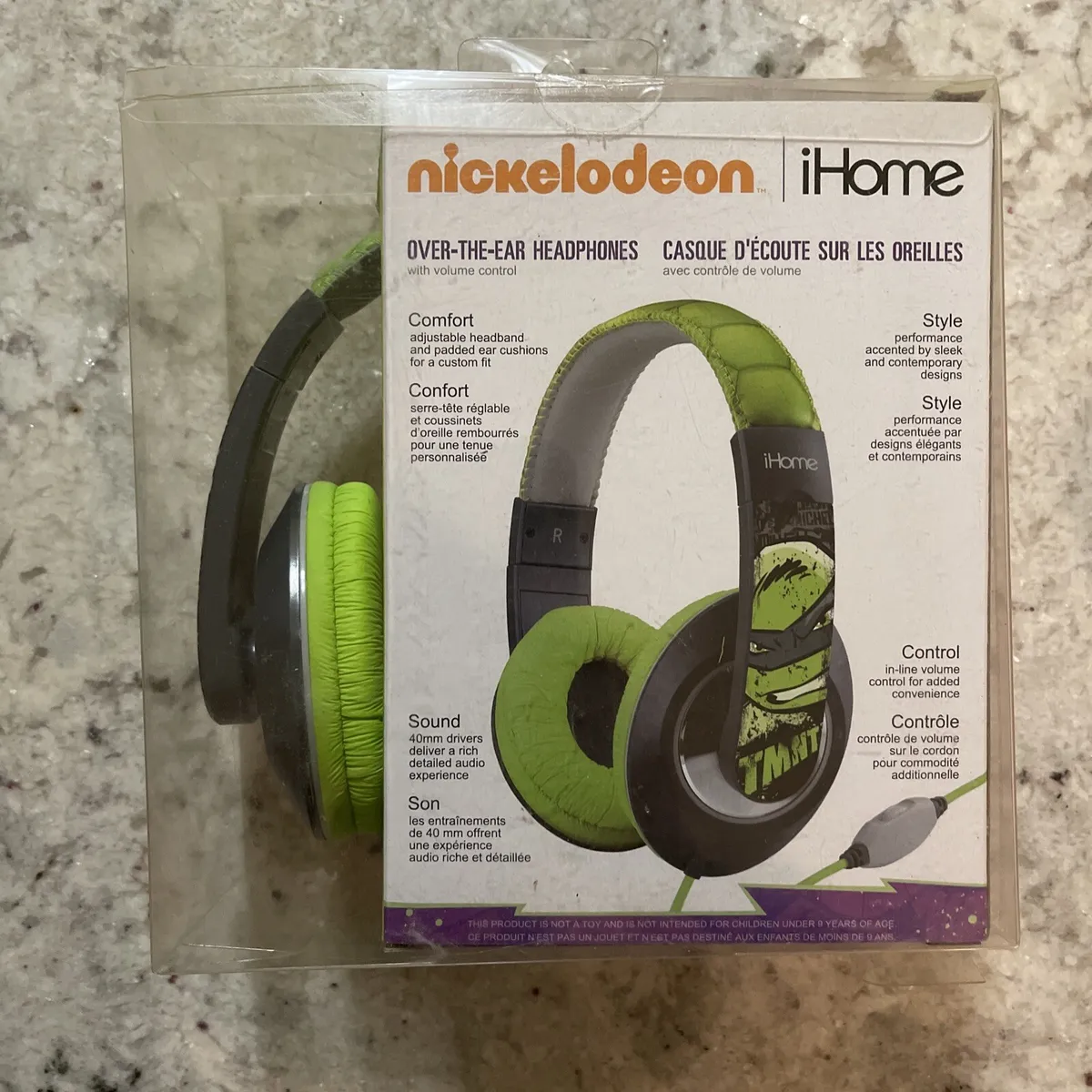 Headphones teenage mutant ninja turtles adjustable headband ihome nickelodeon