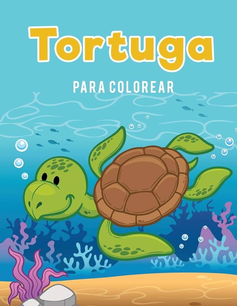 Tortuga para colorear kids coloring pages for books