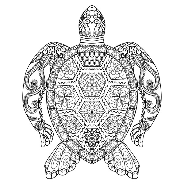 Hundred coloring pages adults turtles royalty