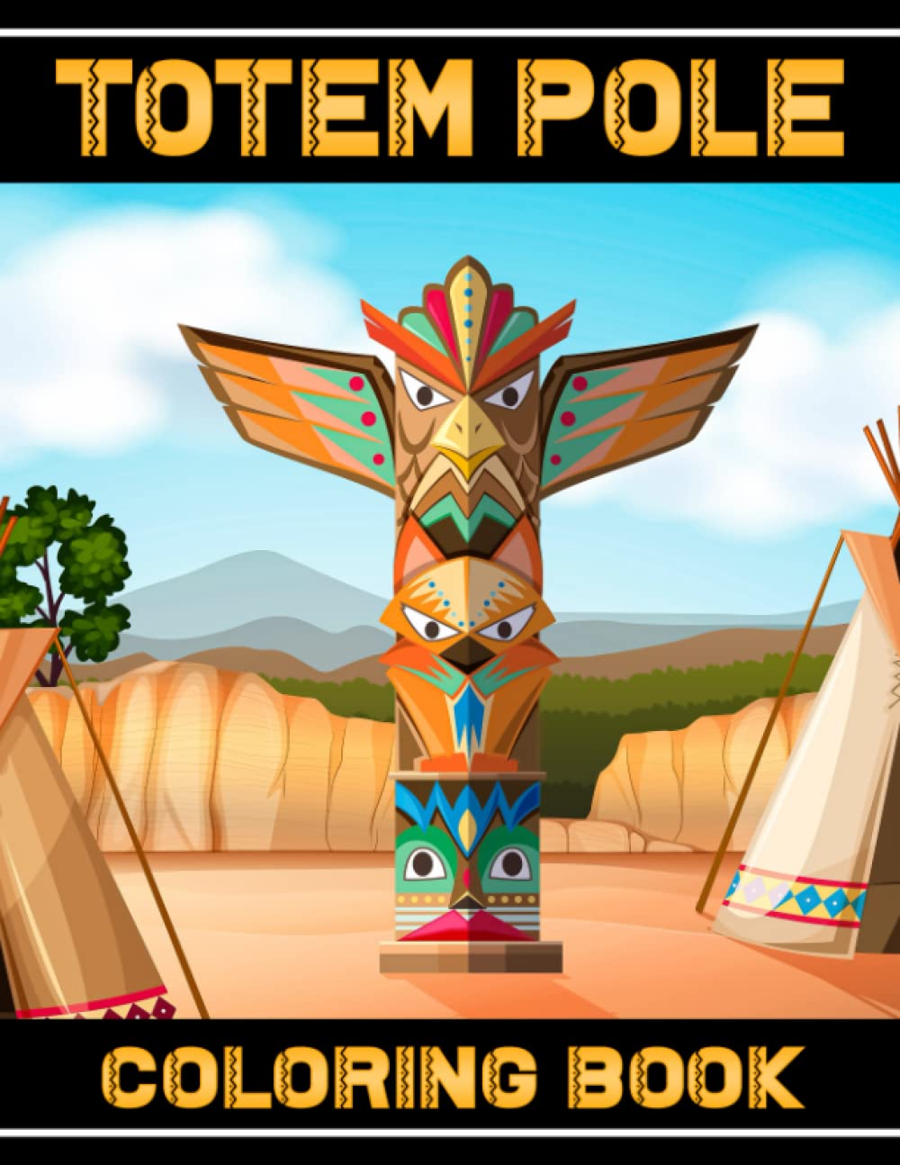 Buy totem pole colorg book traditional designs with premium quality colorg pages beautiful gifts for adults and best idea for adults teens kids onle at dia