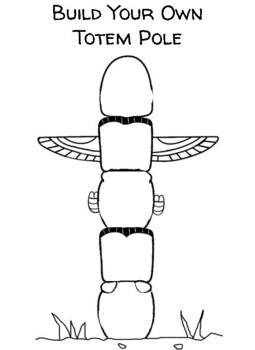 Totem pole activity includes instructions by socialstudiessister