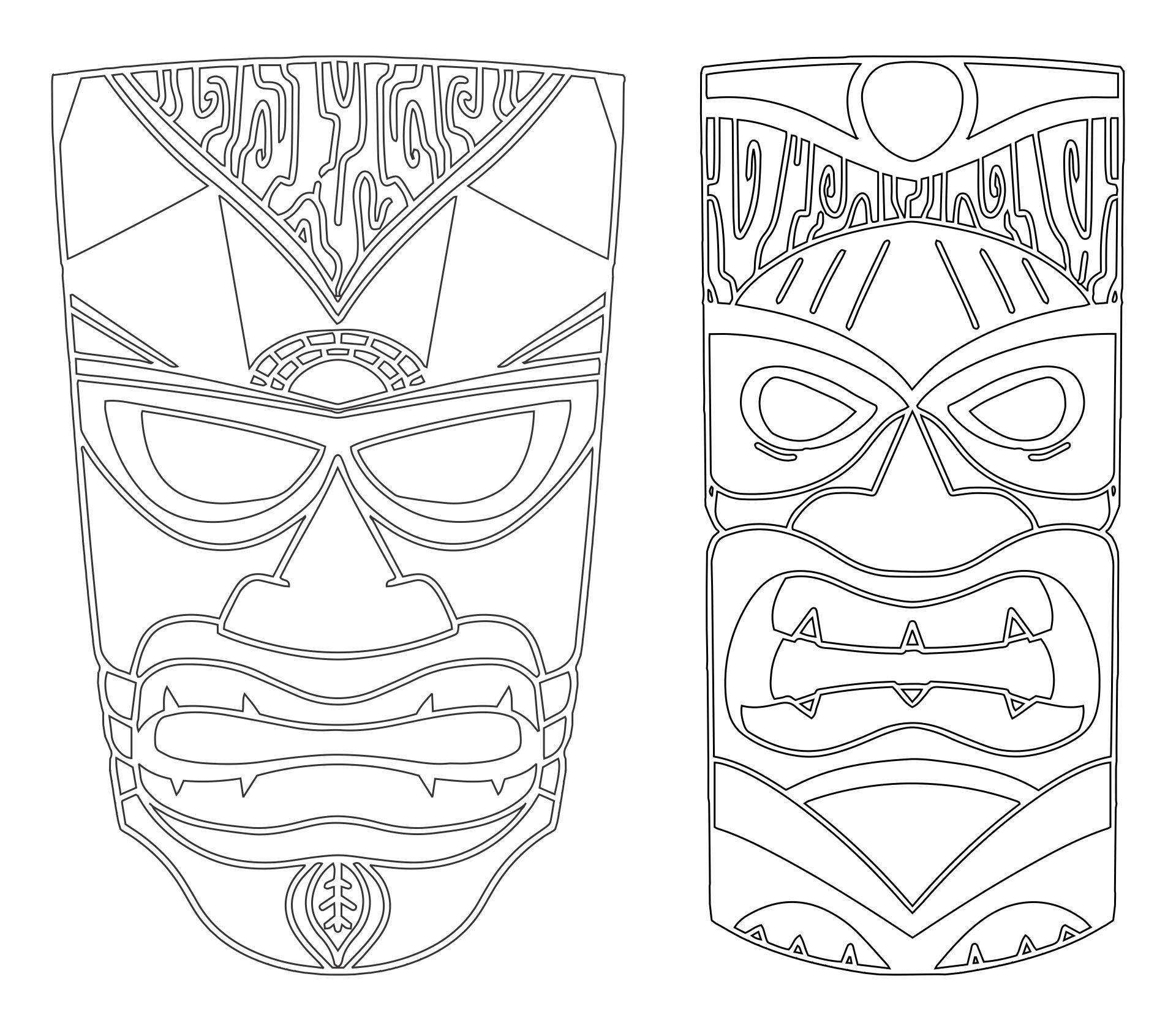 Printable totem pole drawing templates totem pole art totem pole totem pole drawing