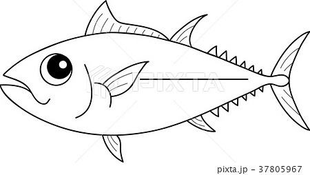 Tuna coloring page