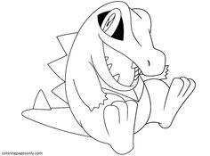 Totodile coloring pages ideas coloring pages free printable coloring pages printable coloring pages