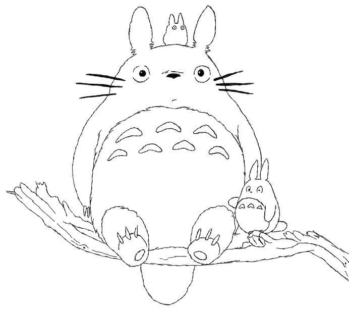 Totoro coloring book free coloring pages on masivy world totoro drawing totoro totoro art