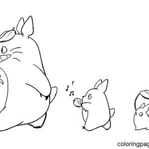 My neighbor totoro coloring pages printable for free download