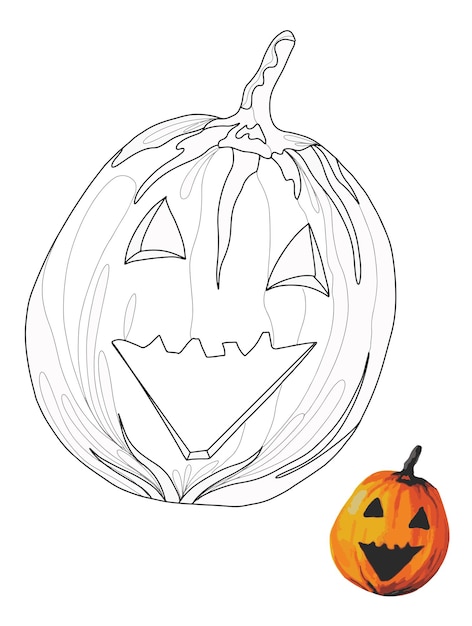 Page pumpkin coloring page kids images