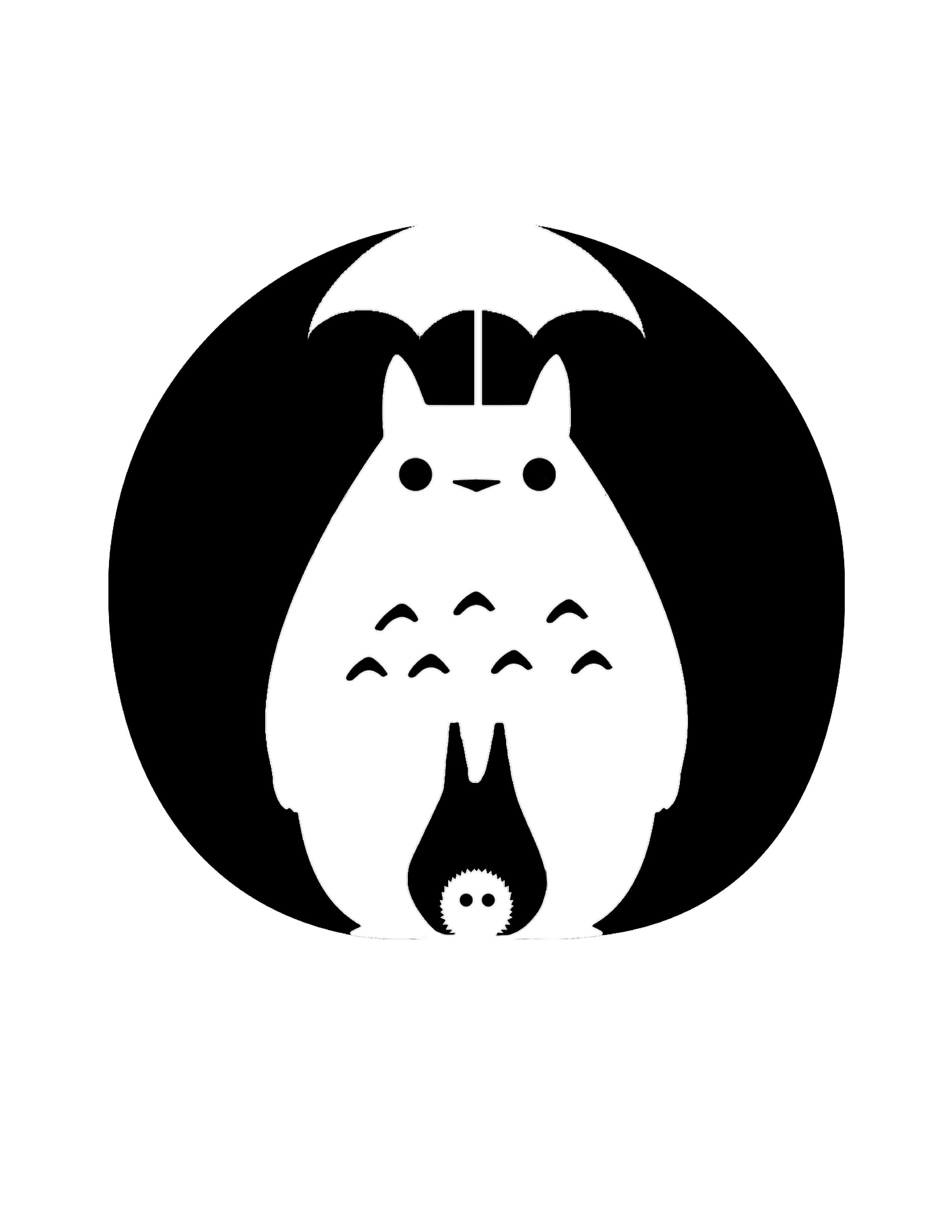 My neighbor totoro free pumpkin stencil