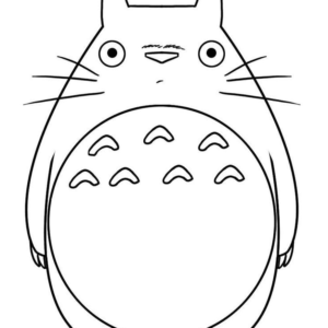 My neighbor totoro coloring pages printable for free download