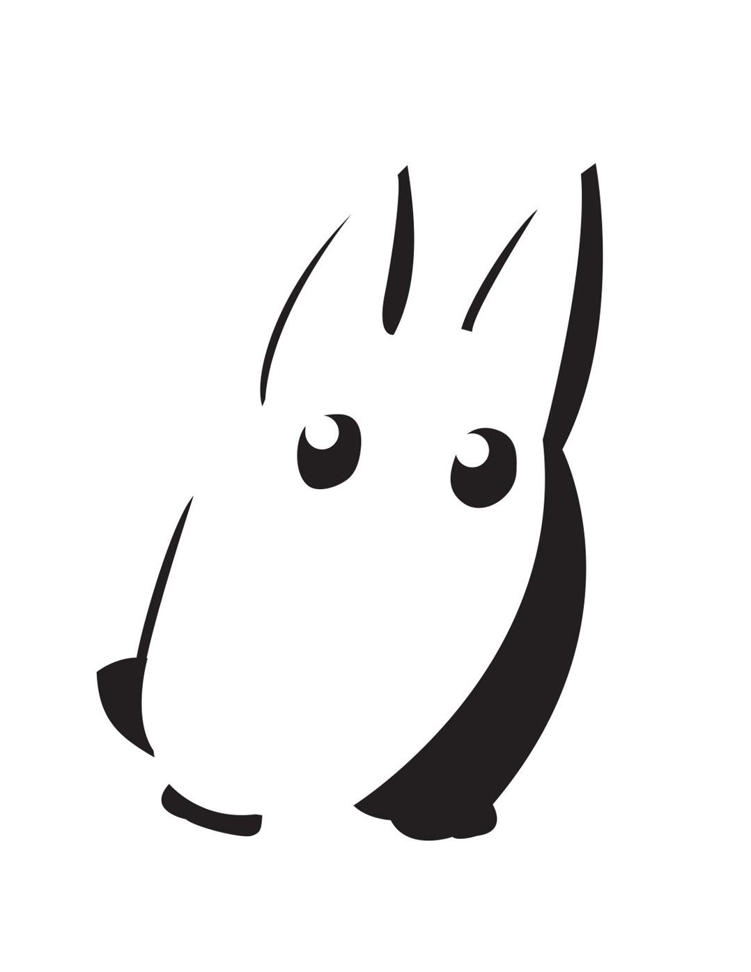 Studio ghibli totoro chibi free pumpkin stencil