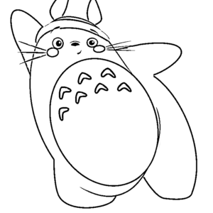 My neighbor totoro coloring pages printable for free download