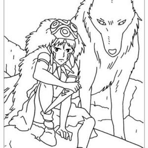 Studio ghibli coloring pages printable for free download