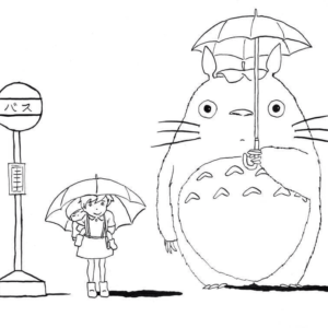 My neighbor totoro coloring pages printable for free download