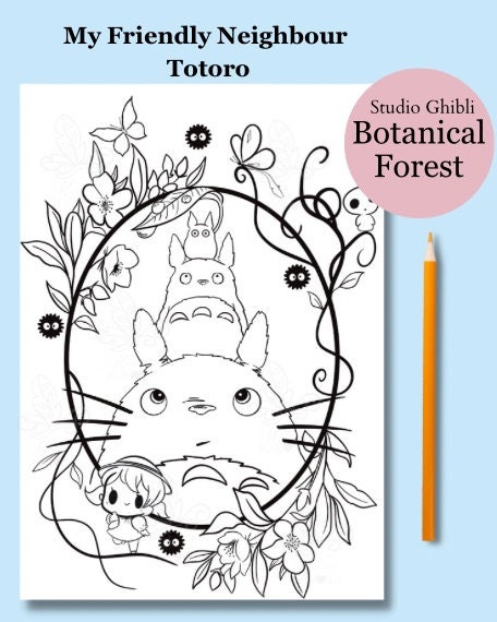 Totoro drawing